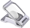 Multipurpose Heavy Duty Aluminium Egg Slicer, Stainless Steel Wire, Sliver | Dishwasher Safe, Rust Resistant, Egg Cutter for Hard Boiled Eggs, Soft Food and Soft Fruit, Salads, Butter, Cheese, Spam