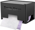 STWWO Extra Large Trash Bag Holder, Garbage Bag Dispenser Holder, Black | Trash Bag Storage Organizer for Kitchen Laundry Room Under Sink, Metal Trash Bag Holder Dispenser Wall Mounted /Freestanding