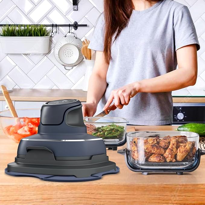 Palksky Air Fryer Trivets Silicone Compatible with Ninja Crispi, Hot Pads Potholders Compatible with Ninja Crispi Airfryer Accessories, Portable Glass Air Fryer Cooking System Holder (Light Green)
