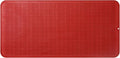MicoYang Silicone Dish Drying Mat for Multiple Usage,Easy clean,Eco-friendly,Heat-resistant Silicone Mat for Kitchen Counter or Sink,Refrigerator or Drawer Liner Red 5XL 36inches x 18inches