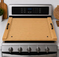 Simba Core & Craft Noodle Board Stove Cover, Bamboo Wood Stove Top Cover for Electric Stove & Gas Burners, 30" x 22" Kitchen Decor for Countertop/Sink Cover/RV Cutting Board & Serving Tray