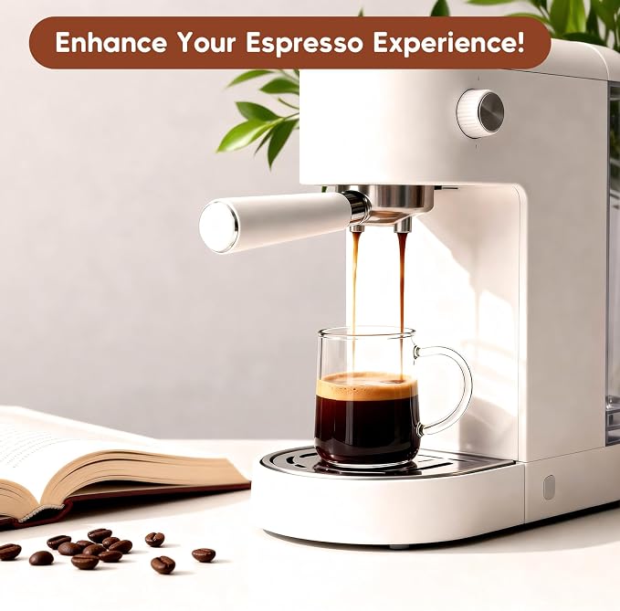 Glass Espresso Cups Set of 2, 3 oz Clear Espresso Shots Cup with Handle, Mini Coffee Cups Glasses Mugs, Demitasse Cups, Cappuccino Cup, Suit for Espresso Machine, Microwave Dishwasher Safe