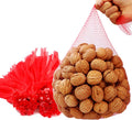 TEMUCY Plastic Mesh Produce Bags, 24 Inch Seafood Boil Bags for Crawfish Crab Shellfish Cooking (Red-100PCS)