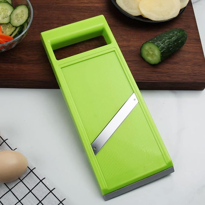 BORDSTRACT Mandoline Food Slicer, Kitchen Slicer for Potatoes, Onions, Stainless Steel Spice Chopper