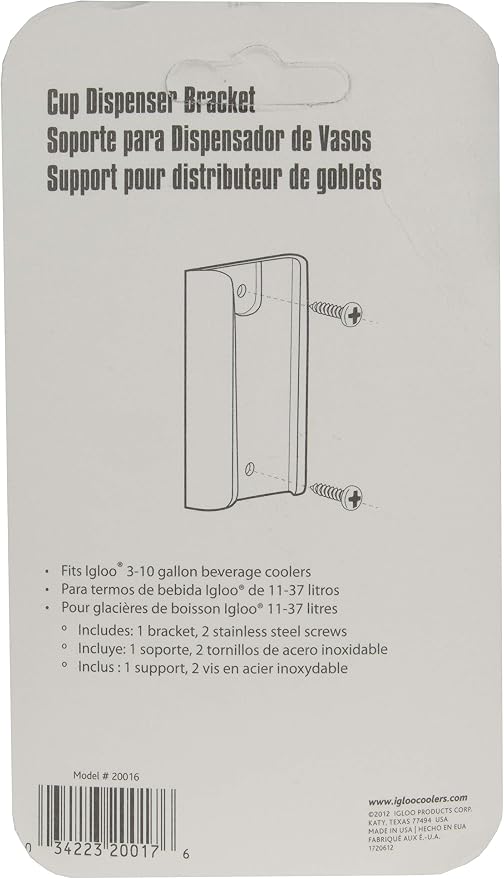 Igloo Cooler Accessories, Cup Dispenser,