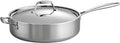 Tramontina Signature Tri-Ply Clad Stainless Steel 6-Quart Saute Pan | Induction-Ready Cooking Pan, Dishwasher-Safe, NSF-Certified, Made in Brazil