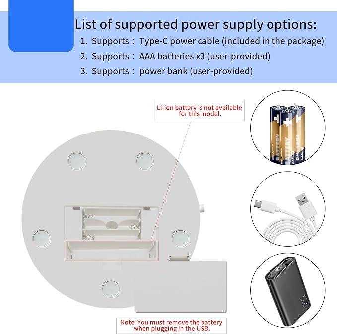 Rotating Display Stand with USB Power Cable, Mute Rotating Turntable 5.9" 11lb Load, Adjustable Speed and Direction, Used for Jewelry, Shoes and Turner Glitter Cups Shooting and Display (5.9"white)