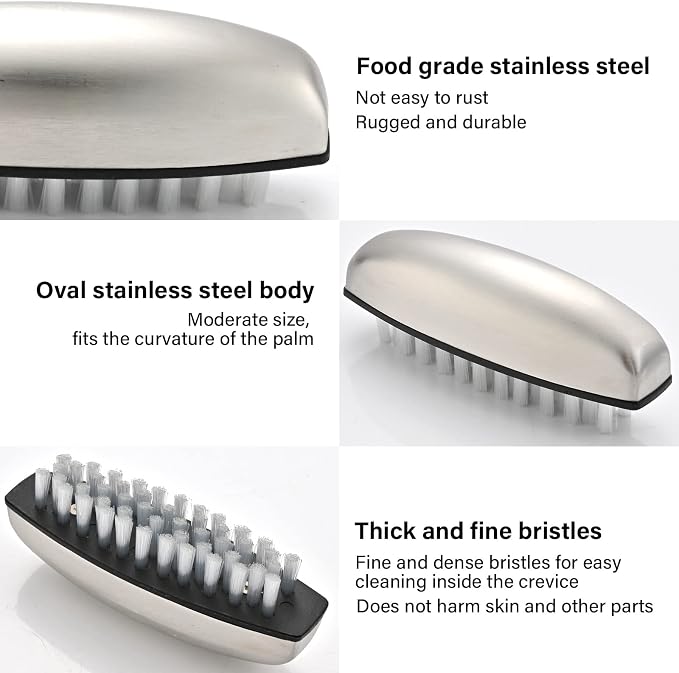 Vegetable Brush Scrubber for Food Potato Scrubber Veggie Brush Scrubber - Useful Kitchen Gadget