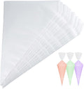 Piping Bags, Pastry Bags 100PCS 12 Inch, Disposable Icing Piping Bags | Tipless Icing Piping Bag For Cookie/Cake Decorating Supplies, Anti Burst And Non-Slip Thicken Cake Decorating Bags