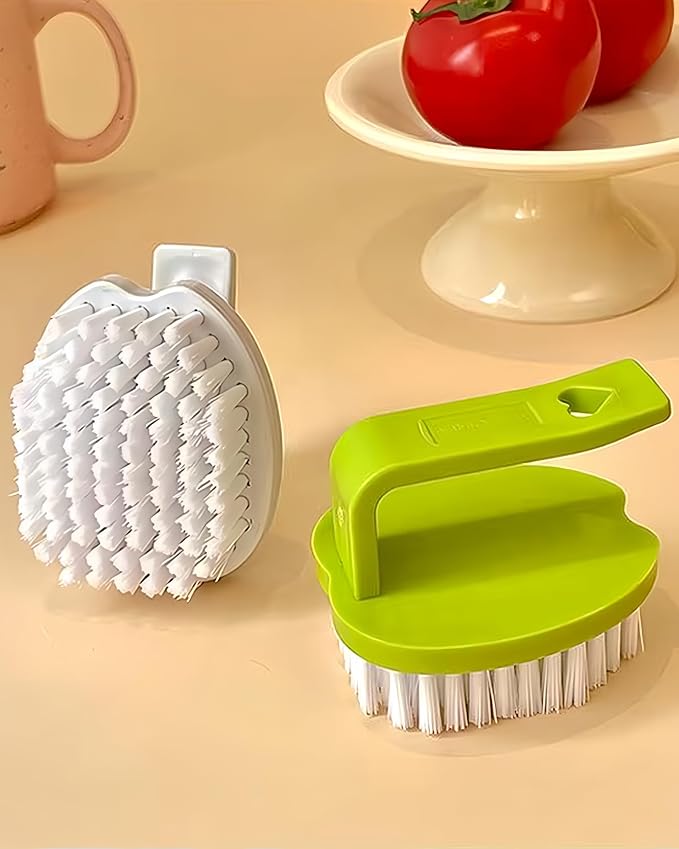 Vegetable Scrubber Brush -3 Pack Fruit and Vegetable Brushes Stiff Bristles | Vegetable Brush Scrubber for Food,Veggie Wash Brush,Vegetable Cleaner Brush for Fruits,Potatoes,Carrots & Firm Produce