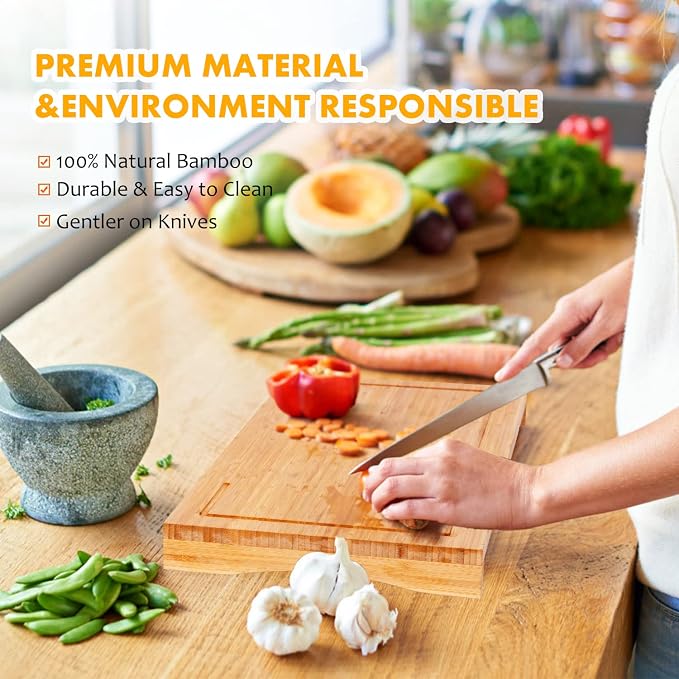 Bamboo Stovetop Cover&Countertop Cutting Board with Adjustable Legs, Dual-purpose Chopping Board for Electric Stove Burner, Workspace Block Cover for RV Camping Camper Gas