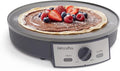 GreenPan Advanced 12" Crepe Maker, Healthy Ceramic Nonstick PFAS-Free Coating, Adjustable Temperature Control, 400°F Heating, Batter Spreader & Crepe Turner Included, Graphite