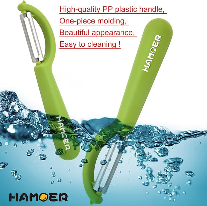 Vegetable Fruit Swivel Peeler Good Grips Handle Easy to Clean | Modern minimalist ergonomic handle,Simple structure,Multifunctional,Cartorya peeler,Blade guard