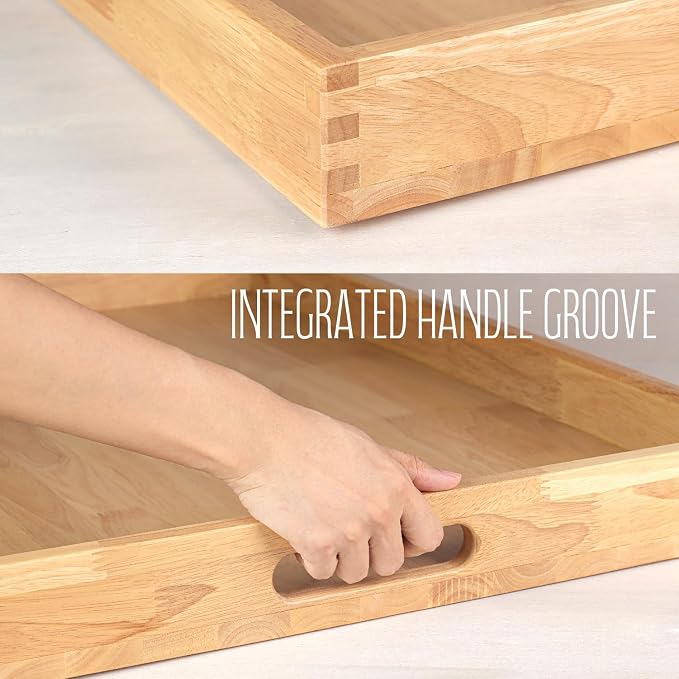 Stove Top Covers for Electric Stove 30”x22” (Outer) / 28.9”x20.8” (Inner) – 3 in 1 Over The Sink Cutting Board, Gas Stove Cover and Ottoman Tray for Kitchen with Handles & Juice Groove for Kitchen.