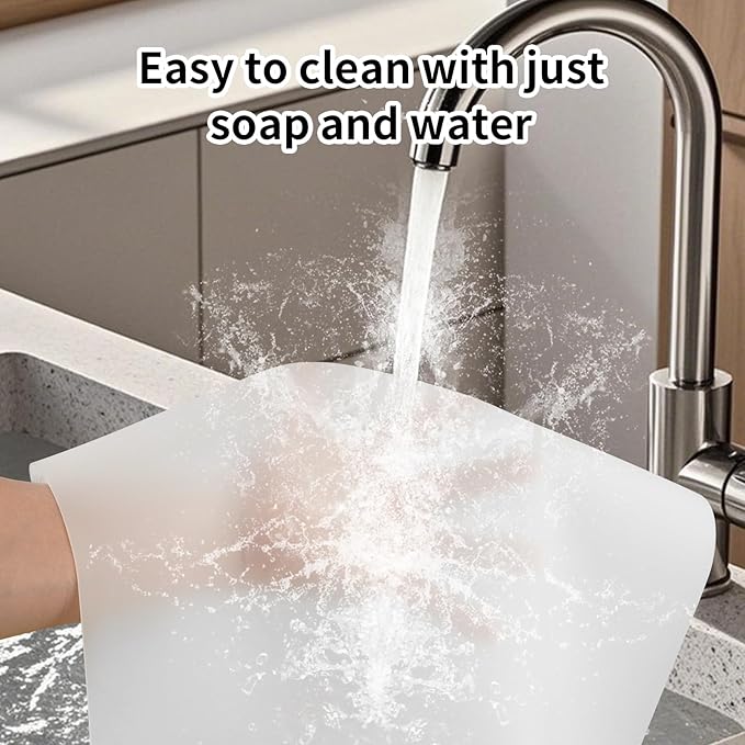 Cuttte 23.62" x 15.75" Large Silicone Mats for Kitchen Counter 1PCS | Heat Resistant Mats for Countertop, Anti-slip Quartz Countertop Protector for Air Fryers Coffee Pots Baking, Dishwasher Safe