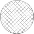 M METERXITY Cooling Rack, 6" Round Stainless Steel Baking Rack for BBQ/Cooking/Roasting/Grilling/Steaming/Drying, Wire Cooling Rack for Baking [Silver]