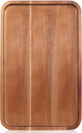 Large Wooden Tray for Party Food Charcuterie Boards Wood Serving Platters | Rectangle Acacia Wood Dessert Cheese Trays Appetizer Snack Plate Dish Fruit Platter for Kitchen Counter Decor Coffee Bar Tray