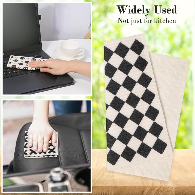 Lucomb Sedish Dishcloth (8 Pack-Japanese Pattern)
