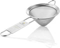 Homestia 304 Stainless Steel Fine Mesh Strainer, Sieve Sifter For Tea, Food | 3.3'' Cocktail Strainer Fine Mesh, Liquid Drink Strainers Filter for Rice, Oil, Noodles, Fruits, Juicing, Drinks, Coffee