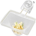 Kitchen Sink Strainer with 100 PCS Filter Mesh Bag, Food Waste Filter Basket, Suction Cup Folding Washing Vegetables and Fruits Drying Bag Holder