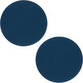 uxcell 2pcs Silicone Trivet Mats 9.8" Dia Round Non-Slip Silicone Pot Holders for Hot Pots and Pans, Heat Resistant Hot Pads for Kitchen Hot Dishes Table Countertops, Dark Blue