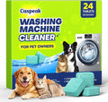 5X Power Deep Cleaning Washing Machine Cleaner Tablets, No More Odor & Pet Fur Enzyme Washing Machine Cleaning Tablets, Washer Cleaner For HE Top Front Load, Septic Safe, 24 Counts/1 Year Supply