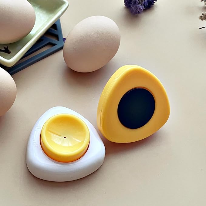 Magenetic Egg Piercer Tool for Raw Eggs to Get Good Hard Boiled Eggs, Egg Poker Pricker with Safety Lock Egg Pin, Easy Egg Peeler By Punching Hole at Bigger End of the Egg Before Boiling