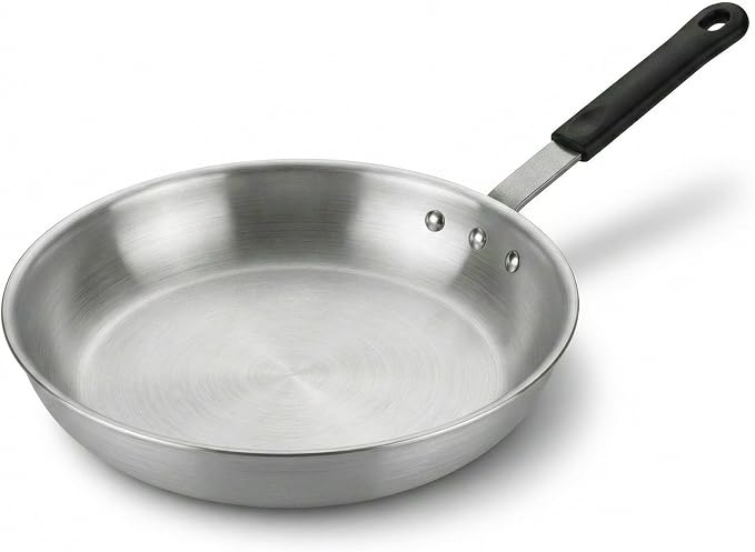 Alegacy Eagleware Fry Pan, Commercial Aluminum Frying Pan, 3004 Alloy, EagleGrip Handle, Heavy Gauge, NSF (12" Fry Pan)