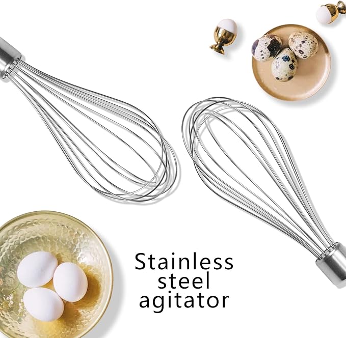 2 Pcs Hand Mixer Attachments Beaters, Hand Mixer Beaters Attachments for Kitchen Stainless Steel Replacement Parts for Hamilton Beach 62682RZ 62692 62695V 64699 Mixer (Oval Silver)