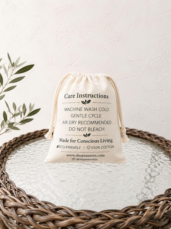 Reusable Cotton Produce Bags (10 Pack + 1 Premium Stotage Pouch) - Organic Cotton Mesh Bags for Fruits & Vegetables, Washable, Double-Stitched, Tare Weight, Eco-Friendly Storage (4L, 4M, 2S)