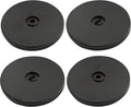 4Pcs Black Acrylic Lazy Susan 4 Inch Turntable Organizer Bearings | Mini Lazy Susan, Small Lazy Susan Turntable, 360° Rotating Swivel Plate for Spice Rack, Cosmetic, Cake, Pantry, DIY Display