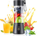 Portable Personal Size Mini Blender - Small Blender Make Smoothies & Shakes | Small Blender with 6 Stainless Steel Blades, BAP-Free, Easy Clean, Powerful Blending Freshly Squeezed in Sports/Office/Gym