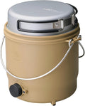 COOKER-1 Electric Cooker 500W Camping Stove, Portable Plug-In for Power Stations, Rice Cooking Mode, 3 Heat Settings, 800ml Capacity, Durable Outdoor Use (Beige)