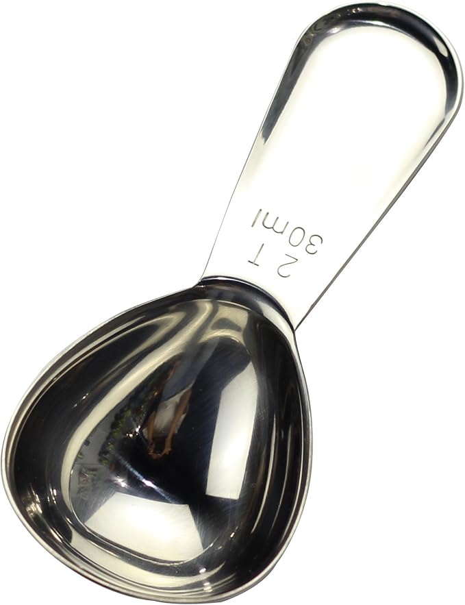 CoaGu 1pc 30ml Coffee Scoop: Premium 18/8 Stainless Steel 2Tbsp Tablespoon for Accurate Coffee Brewing and Baking