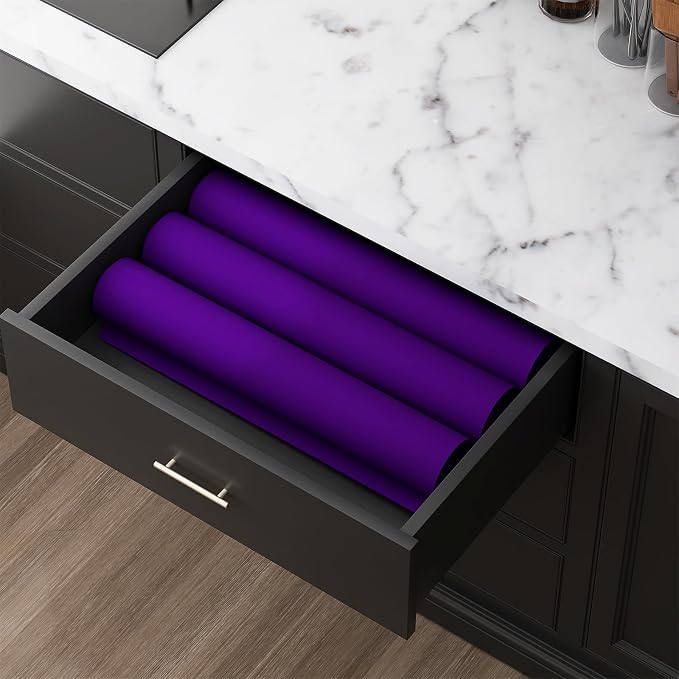Silicone Protector Mat 47x24 Inch,Purple | 1.3mm silicone mat, heat resistant, non-slip & waterproof. Ideal for baking, painting, resin, welding and table protection.