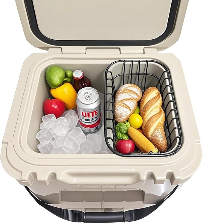 Cooler Basket Compatible with YETI Roadie 24 and Yeti Roadie 32, Dry Goods Wire Cooler Rack Storage Will Keep Smaller Items Dry and Stay Goods High for Roadie 24,32 Ice Chest Good to Hold Fruit, etc.