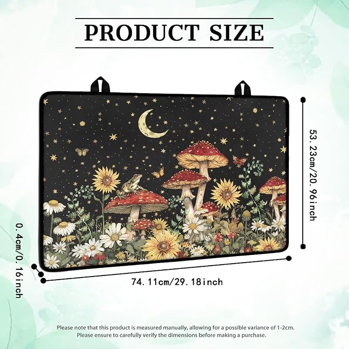 Mushroom Stove Top Covers for Gas Burners, Wear Resistant Electric Stove Top Cover, Anti Scalding Flat Range Stovetop Protector, Thick Dish Drying Mat, Easy to Clean