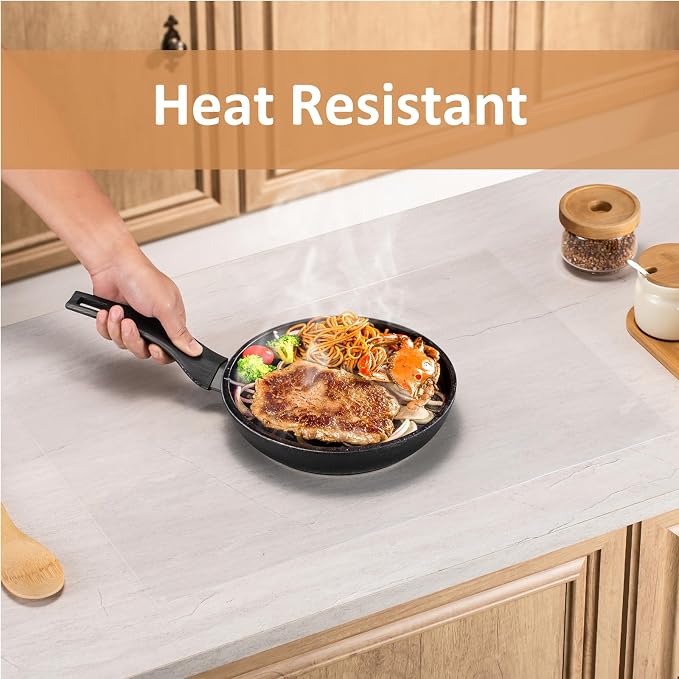 Clear Silicone Countertop Protector Mat, Non Slip & Heat Resistant Mats for Kitchen Countertop (23.6" *15.7")