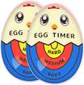 Lasubst Egg Timer for Boiling Eggs that Changes Color When Done, 2 Tricolor