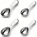 4-Pack Coffee Scoop Spoon set(1 Tbsp & 2 Tbsp),Stainless Steel Measuring Spoons with Long Handles for Ground Coffee, Tea, and Powder