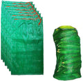 50pcs Extra Large Mesh Storage Produce Bags Reusable Vegetable Storage Bags Sacks 21'' x 32'' Holds up to 50 Lbs Vegetable Storage Bags (Green 50)