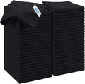 HOMEXCEL 50PK Microfiber Cleaning Cloth, Cleaning Rag for Home, 11.5x11.5in | Reusable, Lint Free, Scratch-Free and Highly Absorbent Towels for Kitchen, Window and Glass, Cars, Black
