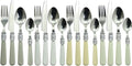 Gypsy Color Baroque Bone Mix & Match Stainless Steel Flatware Collection, Set of 16