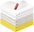 Nialnant 6 Pack Dish Rags, 100% Cotton, 12x12 Inch | Quick Drying Kitchen Dish Cloths for Washing Dishes, Soft and Absorbent Cleaning Rags
