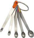1Pack Small Measuring Spoon Set with Multi-Color Silicone Grip | Food-Grade Stainless Steel, High Precision, Dishwasher-Safe, Easy-Read Markings, Multi-Purpose, Lightweight & Durable