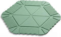 Magnetic Silicone Trivet Mat - Heat Resistant Hot Pad for Hot Dishes, Pots & Pans, Non-Slip Table & Countertop Protector (Green, Hexagon)