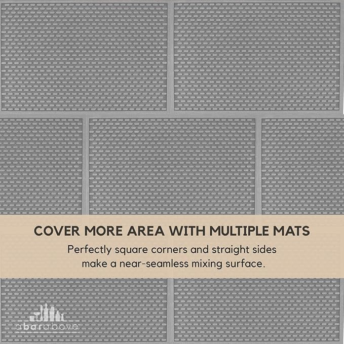 A Bar Above Heavy Duty Bar Mat, Food Safe Silicone Mat, 12 x 18 inch | Commercial Strength, For Bartending and Coffee, Dish Drying Pad, Kitchen Counter, Barista Accessory, Spill Proof, Great Pick