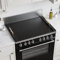 30 * 22" Wooden Stove Top Cover for Electric Stove and Gas Burners | Noodle Board Stove Cover with Handles, Kitchen Sink Cover for Counter Space & Tray