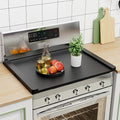 Noodle Board Stove Cover Wood(Ready to Use), Stove Top Covers for Electric Stove, Gas Stove, Wooden Decorative Rustic Kitchen Serving Tray, for Range Stovetop, Cooktop, 30'' * 22'', Black