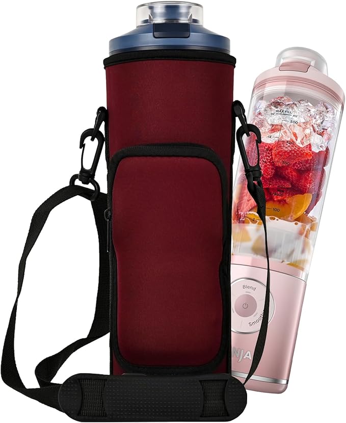 Portable Blender Storage Bag Sleeve for Ninja Blast Max Portable Blender | with Shoulder Strap and Accessory Pocket for Ninja Blast Max BC251NV/BC251GY/BC251MT/BC251PK/BC251LD Portable Blender